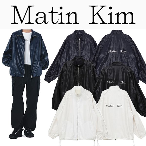 ☆MATIN KIM☆MATIN KIM LOGO COATING JUMPER☆送料込み関税込 ...