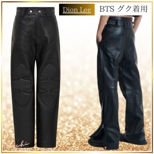 BTSグク着用】＊Dion Lee ＊Rider レザーパンツ-