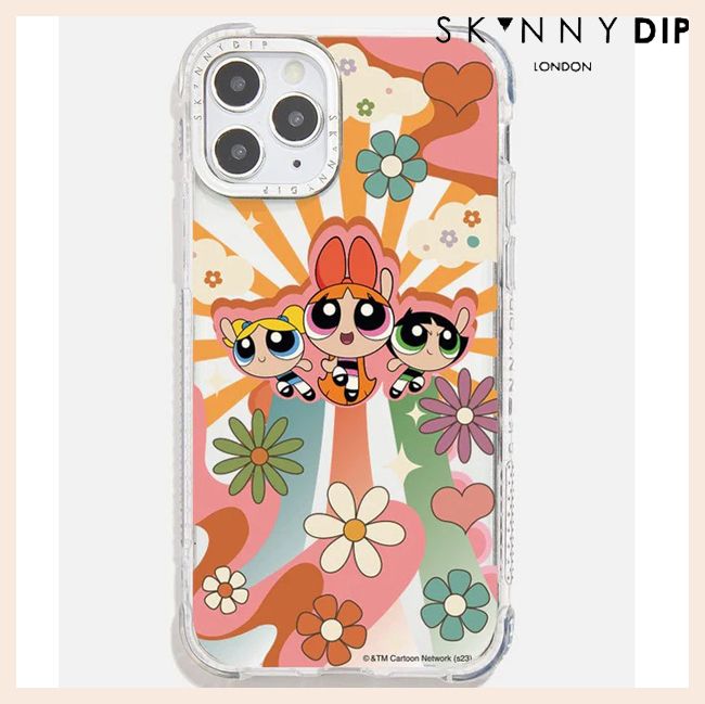 【コンビニ受取対応商品】 SKINNYDIP】iphoneケース フラワー パワーパフガールズ ルームウェア・パジャマ