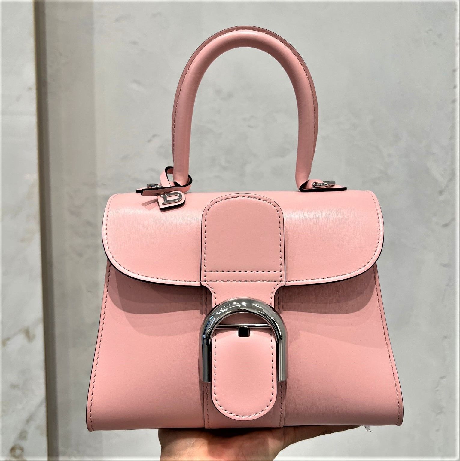 【王室御用達秋冬新作】DELVAUX Brillant Mini Teddy シアリング Brillant Handbag