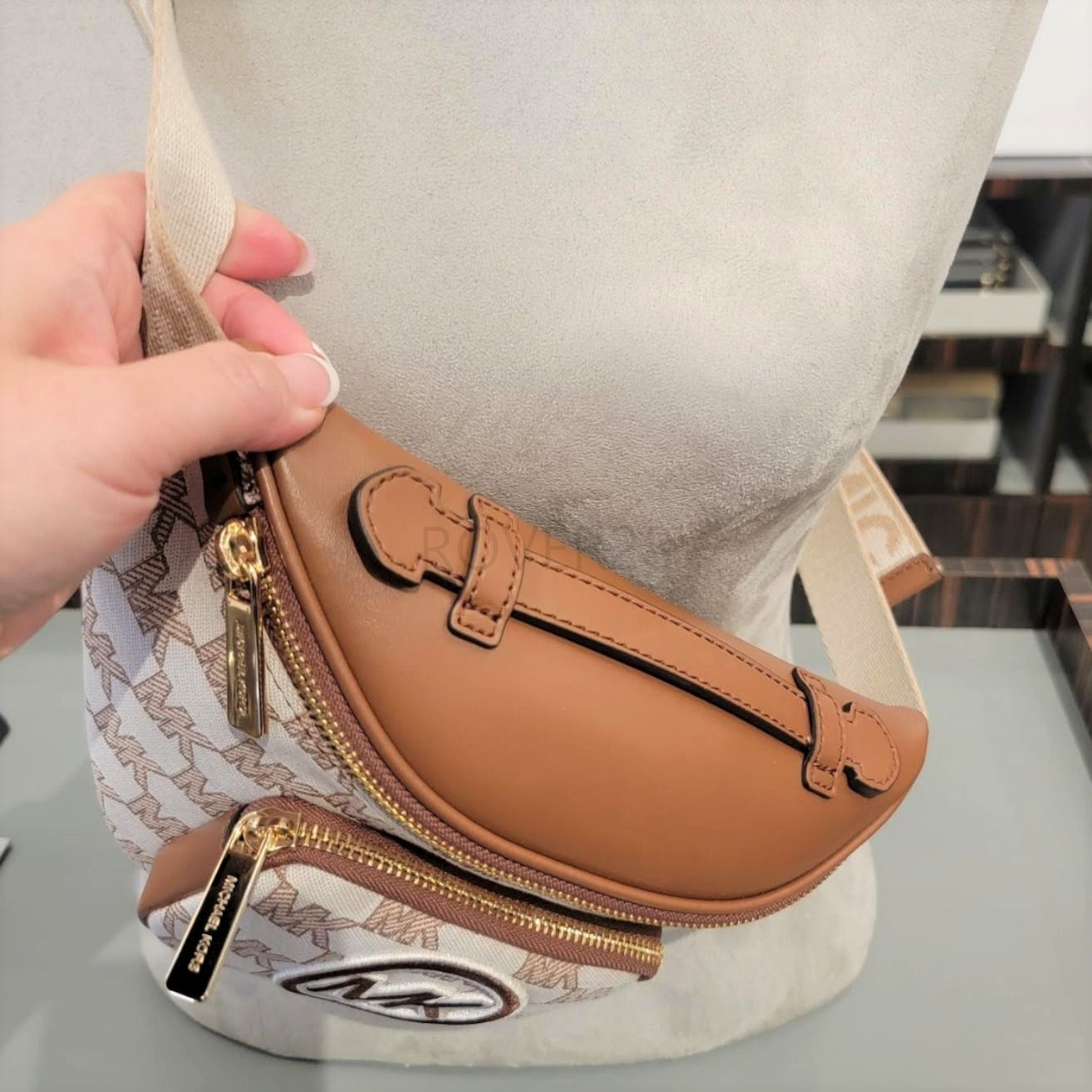 MICHAEL KORS ウエストポーチ COOPER ミニ ベルトバッグ メンズ