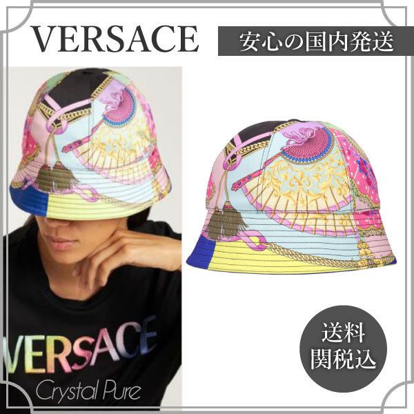 VERSACE】バケット ハット 帽子【送料関税込】 (VERSACE/ハット VERSACE】バケット ハット 帽子【送料関税込】 (VERSACE/ハット