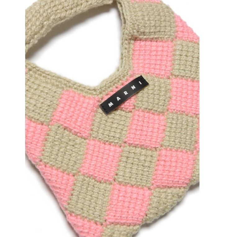 新しく着き 新品・大人もOK【Marni Kids マルニキッズ】クロシェバッグ