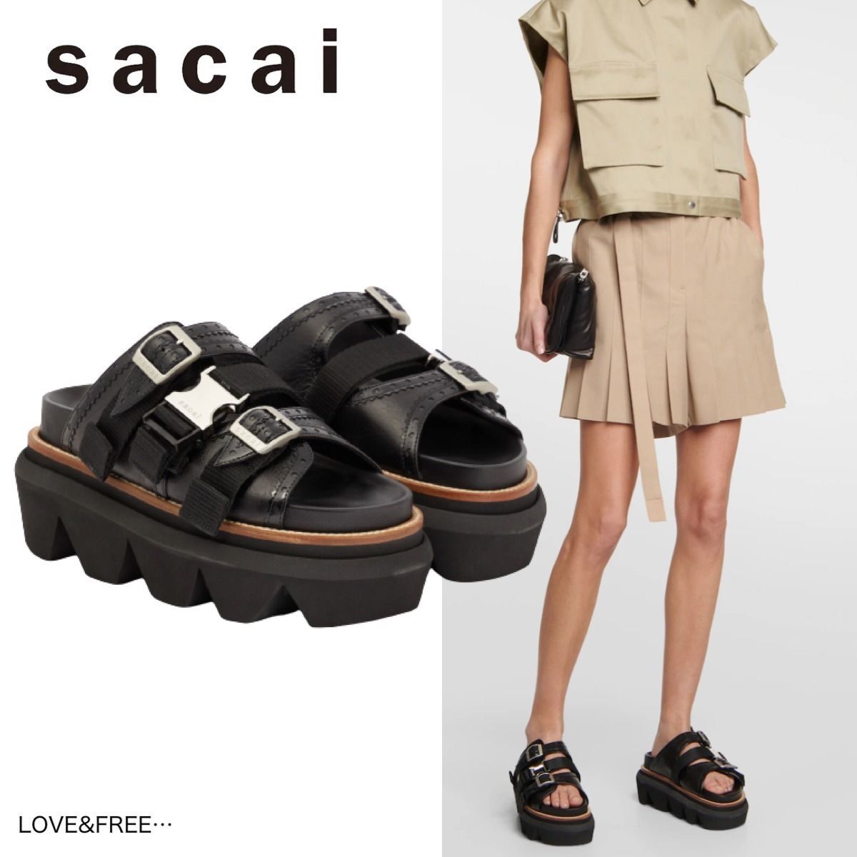 Sacai サカイ サンダル