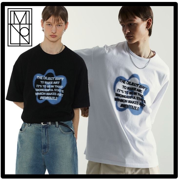 人気★【Mim the wardrobe】★BLUR FLOWER T-SHIR.T★Tシャツ 人気☆【Mim the wardrobe】☆BLUR FLOWER T-SHIR.T☆Tシャツ