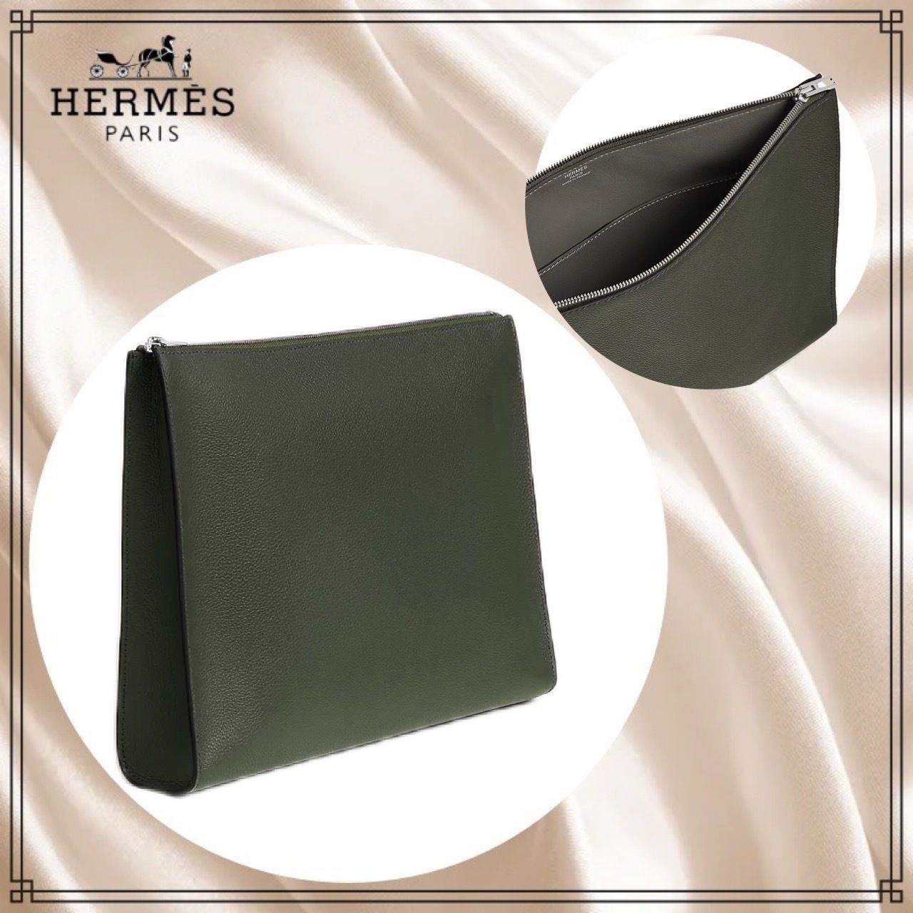 HERMES(エルメス) クラッチバッグ