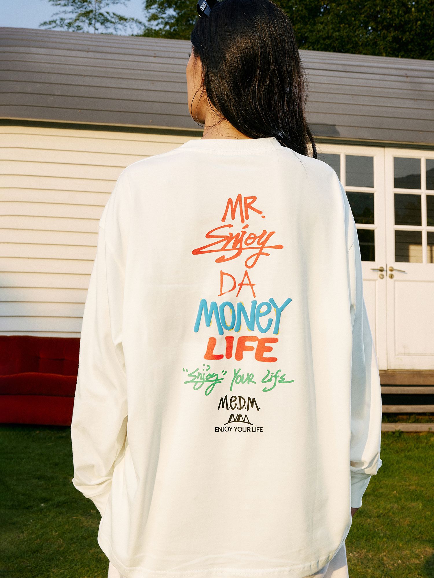 MEDM Tシャツ プリント ストリート カジュアル 男女兼用 大人気 MEDM Tシャツ プリント ロゴ ストリート カジュアル 綿 男女兼用