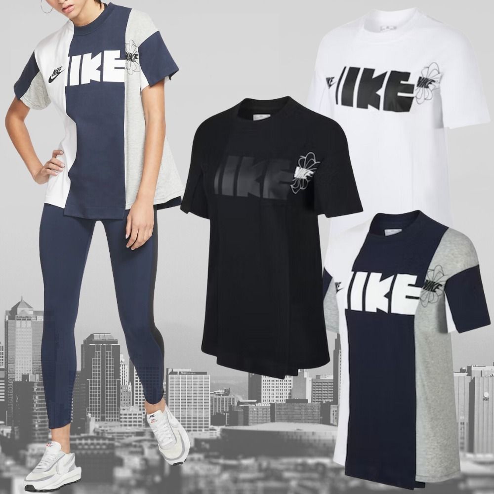 希少!【sacai X NIKE】再構築ハイブリッド Tシャツ ユニセックス