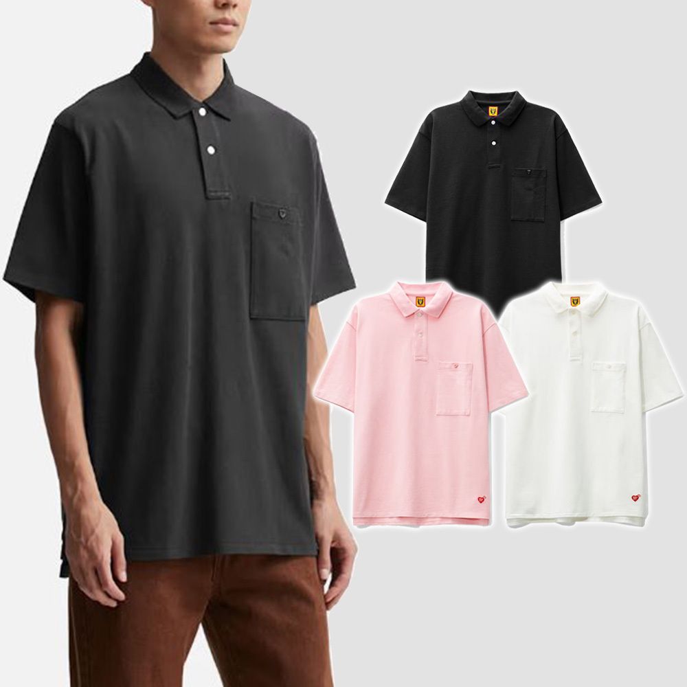 HUMAN MADE シャツ ヒューマンメイド BIG POLO SHIRT ポロシャツ ...