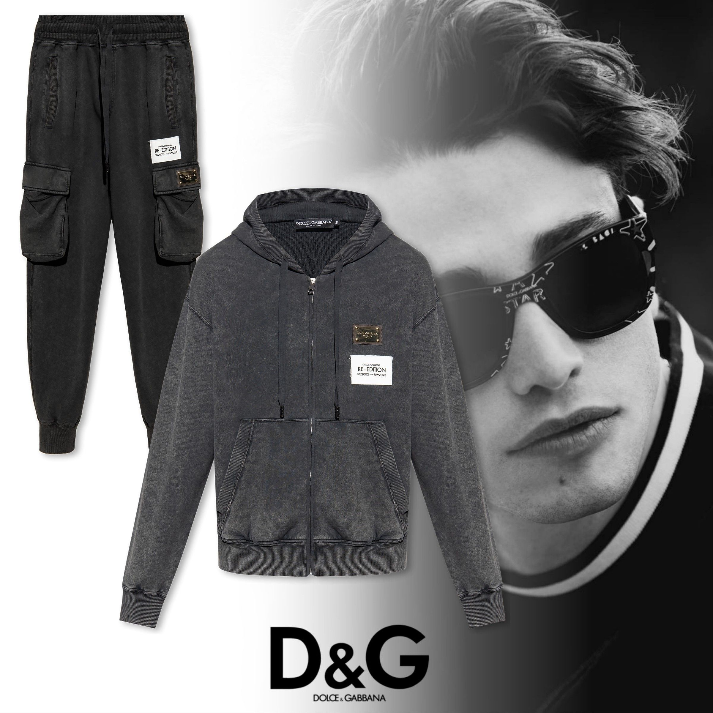 Dolce & Gabbana ウォッシュド スウェット セットアップ (Dolce