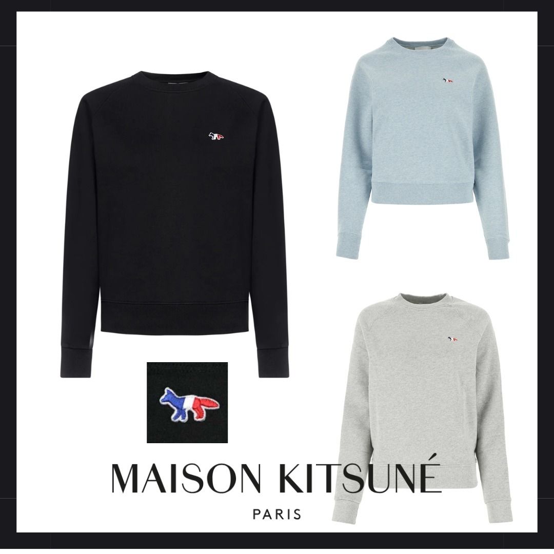 Maison Kitsune トリコロール フォックス スウェットトレーナー