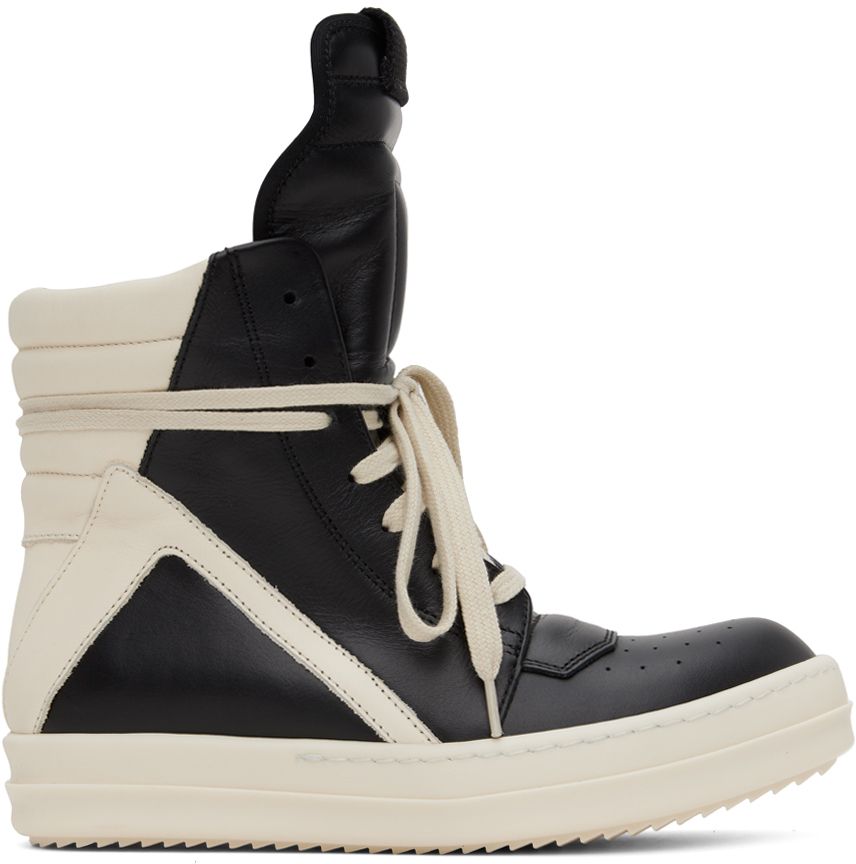 Rick Owens☆ Geobasket スニーカー ハイカット スニーカー 黒 (RICK
