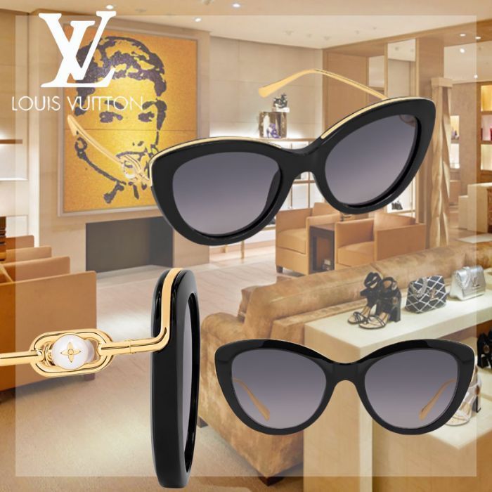 数量限定！在庫処分セール 売り切れ御免 Louis キャットアイ モノグラム サングラス Vuitton 小物
