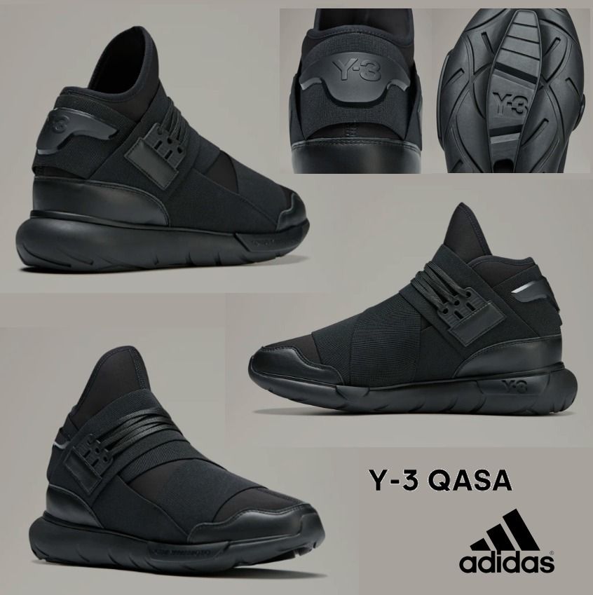 大人気シリーズ☆Y-3コラボ☆アディダス☆Y-3 BOSTON 11 SHOES Y-3 Yohji Yamamoto Boston 11 in Black & White | FWRD