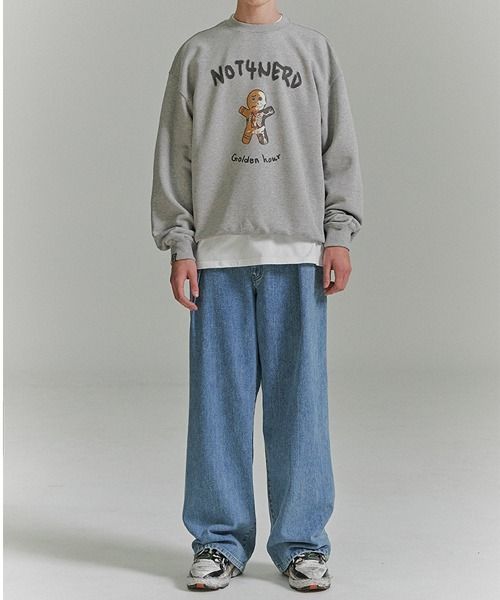 [NOT4NERD] Banding One Tuck Wide Denim Pants★関税/送料込 NOT4NERD] Banding One Tuck Wide Denim Pants☆関税/送料込