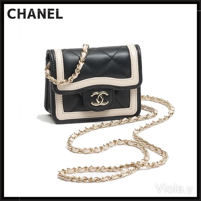 CHANEL】チェーン クラッチ バイカラー (CHANEL/クラッチバッグ ...