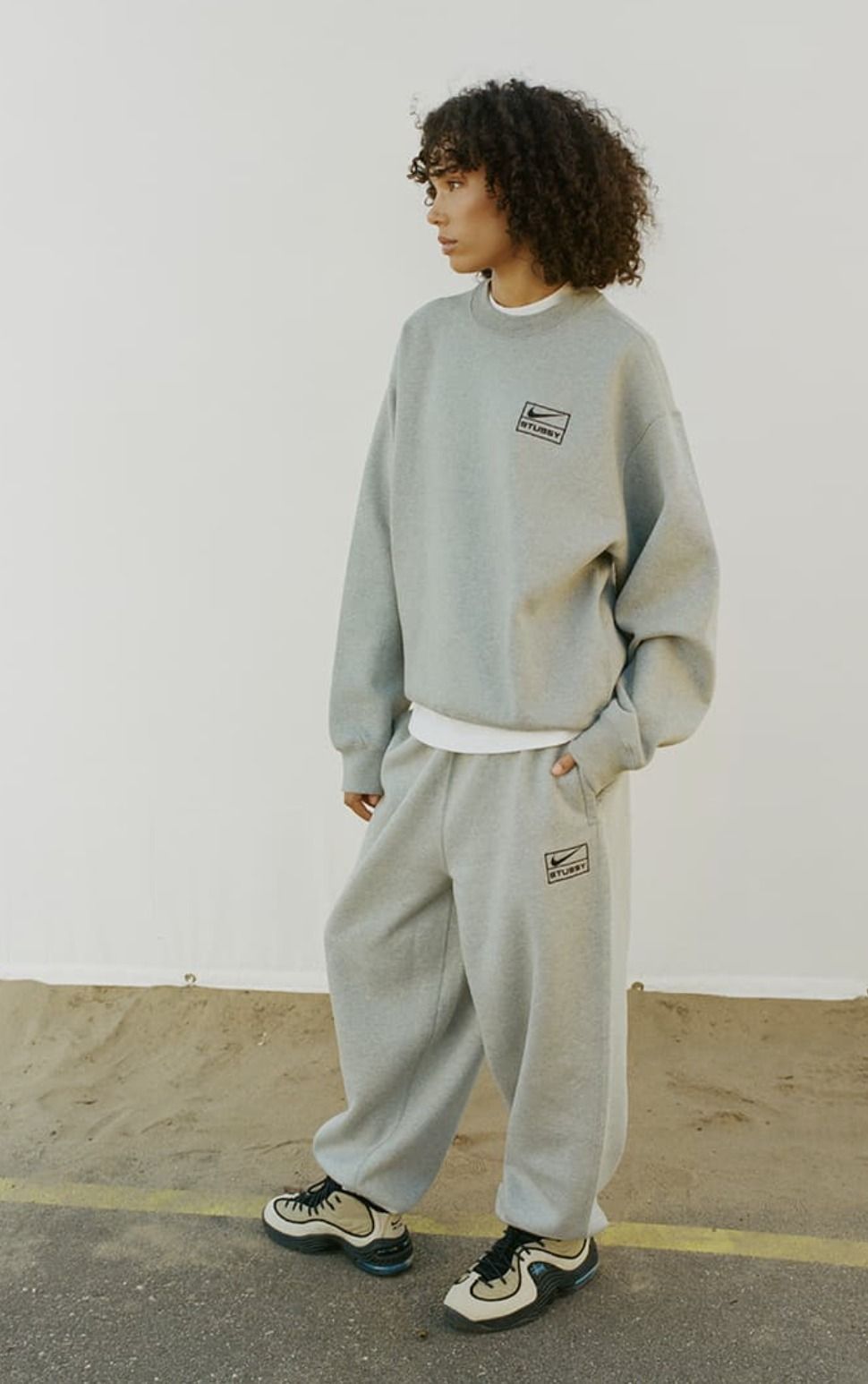 nike stussy コラボセットアップM