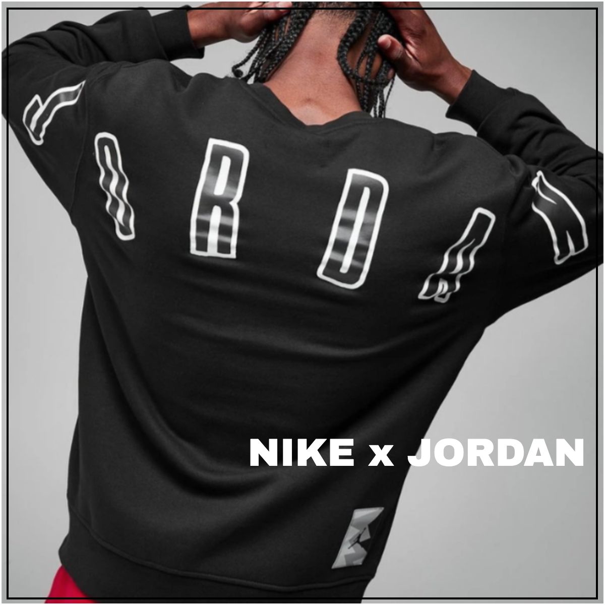 UK発☆NIKE X JORDAN ナイキジョーダン バックロゴ トレーナー (Nike