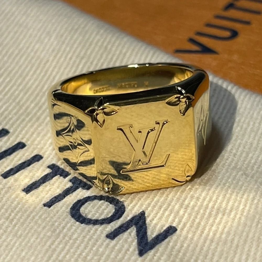 Louis Vuitton 待ち シグネットリング モノグラム M80190 M