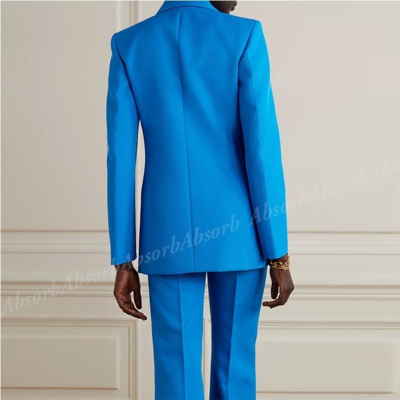 【23AW NEW】Victoria Beckham_woman / ドリル ブレザー / Blue 23AW NEW】Victoria Beckham_woman / ドリル ブレザー / Blue
