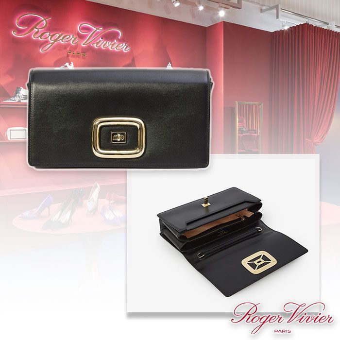 ROGER VIVIER ロジェ・ヴィヴィエ VIv チョコ チェーン バッグ (Roger