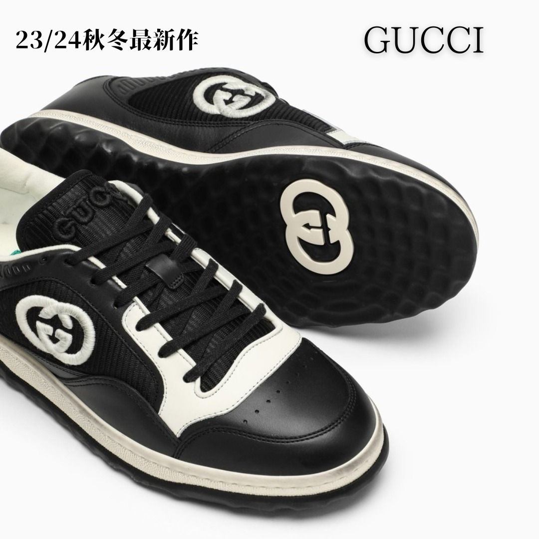 (グッチ)低MAC80ホワイト/ブラウントレーナー SALE!)(グッチ)低MAC80ホワイトトレーナー (GUCCI/スニーカー