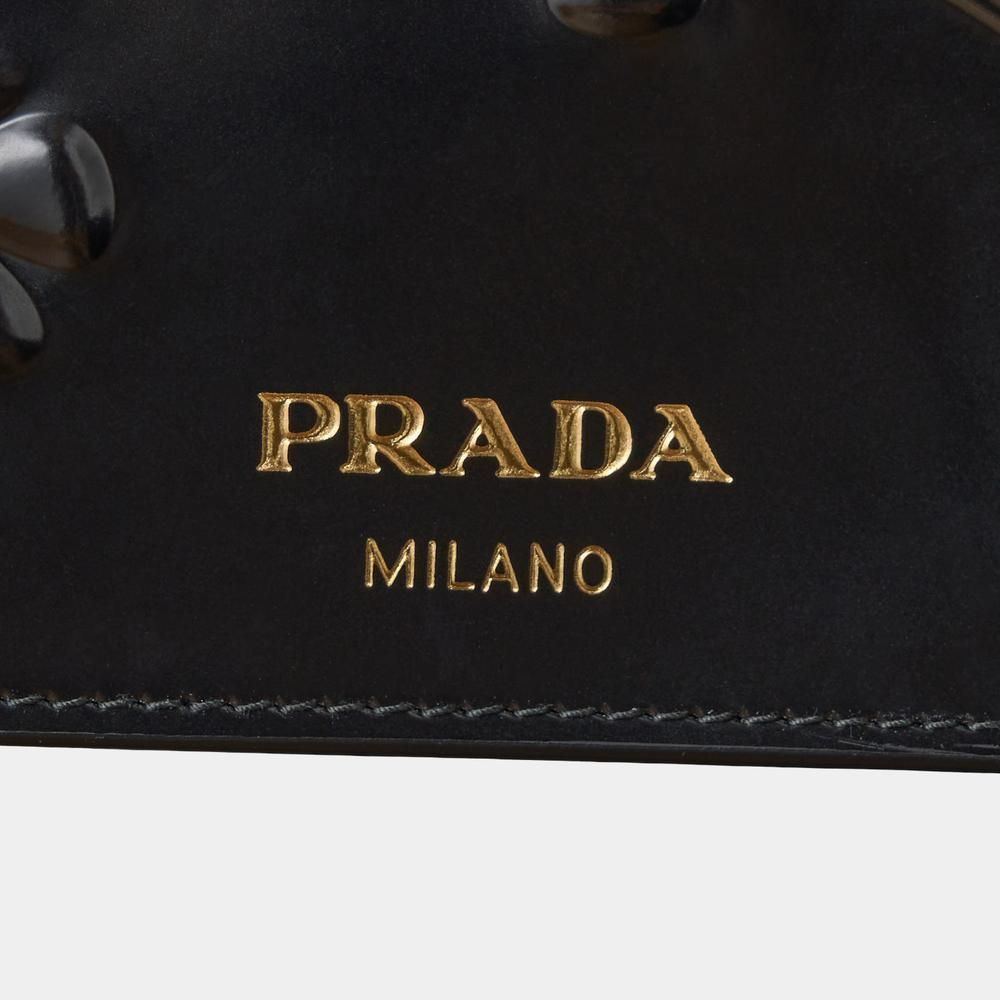 PRADA プラダ 新作 未入荷 財布 ブラック ロゴ セール (PRADA
