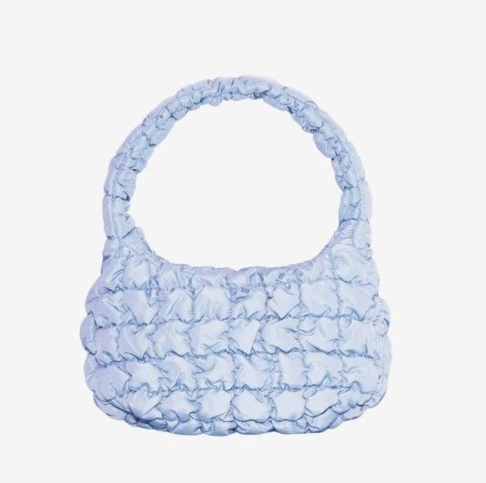 QUILTED MINI BAG - LIGHT BLUE | COS