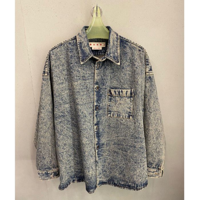 マルニ直営◇メンズ◇デニムシャツ◇オーバーサイズ◇コットン (MARNI
