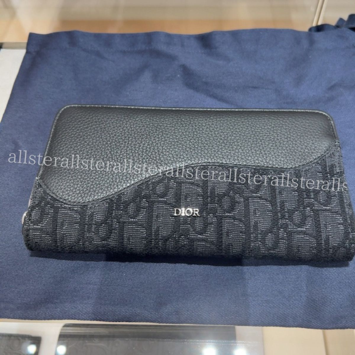 DIOR】ディオール SADDLE サドル 長財布 オブリーク 無地 (Dior