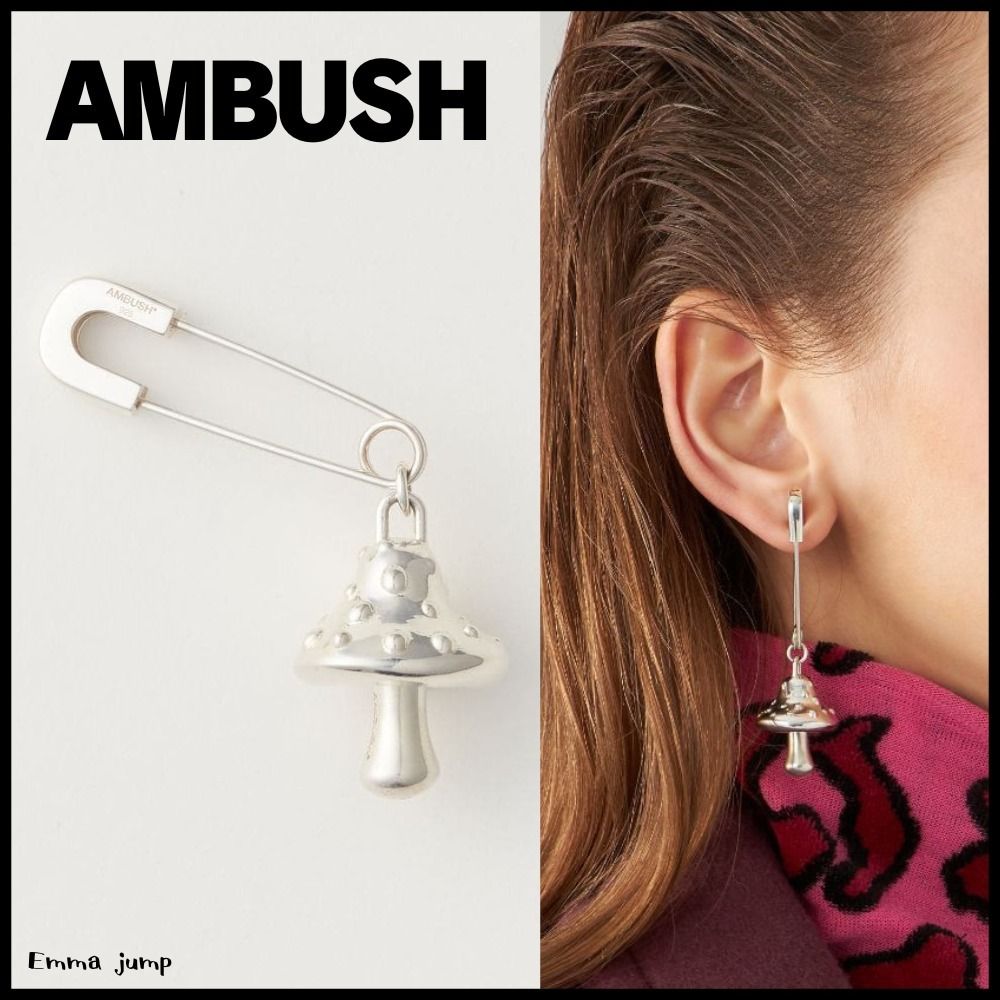 関税送料込♪AMBUSH/MUSHROOM CHARM EARRING 925 (AMBUSH/ピアス