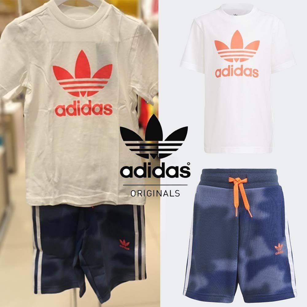 正品 adidas アディダスカモ上下セット/Tシャツ+ショートパンツ