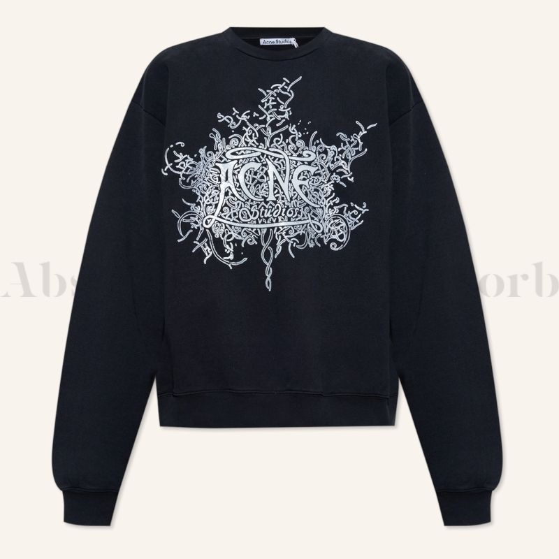 23AW NEW】Acne Studios_men / プリント スウェットシャツ (Acne