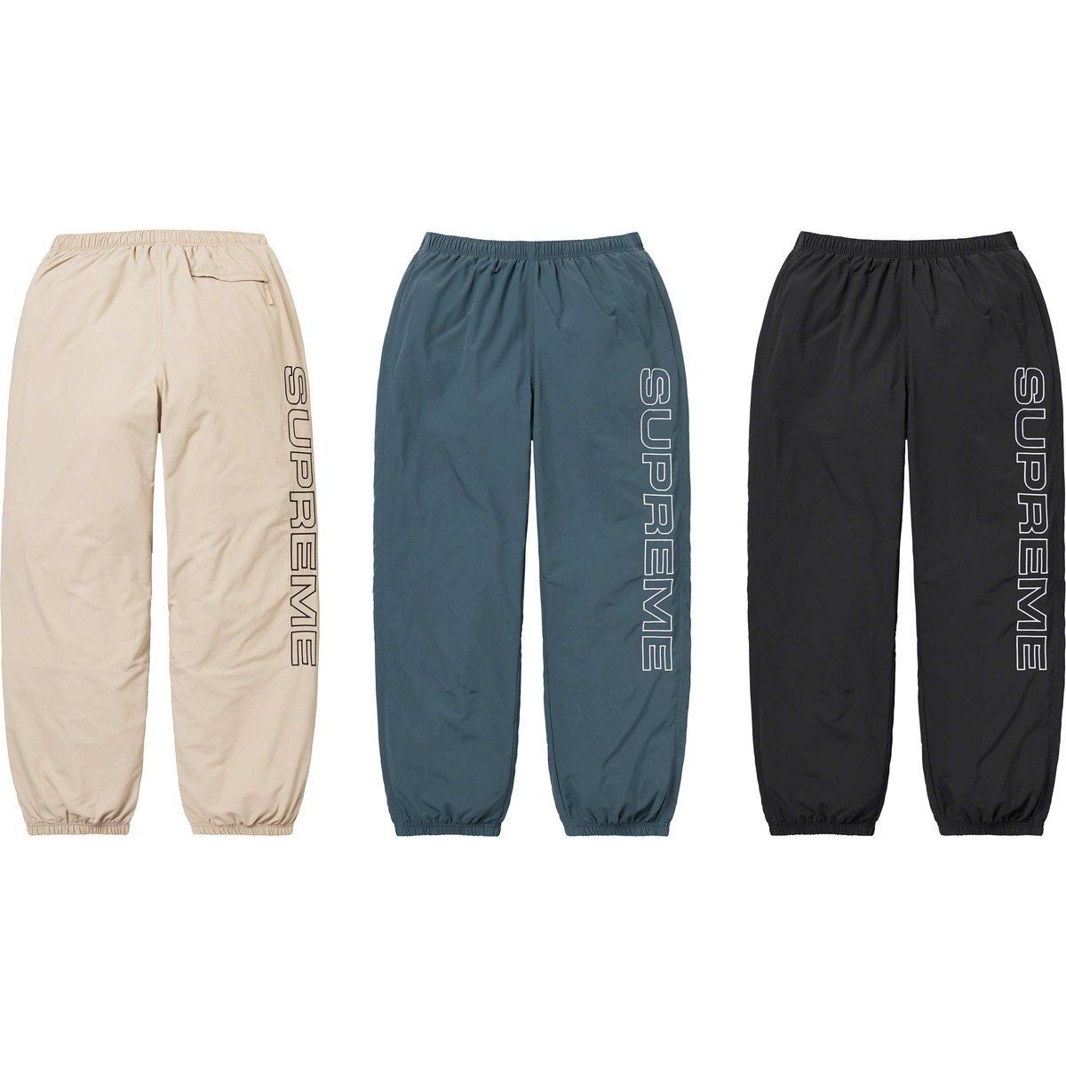 Supreme Spellout Embroidered Track Pant | tradexautomotive.com