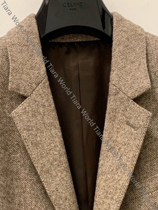 ひじパッチ◆CELINE JUDE ダブルフェイス ウール ジャケット ひじパッチ◇CELINE JUDE ダブルフェイス ウール ジャケット