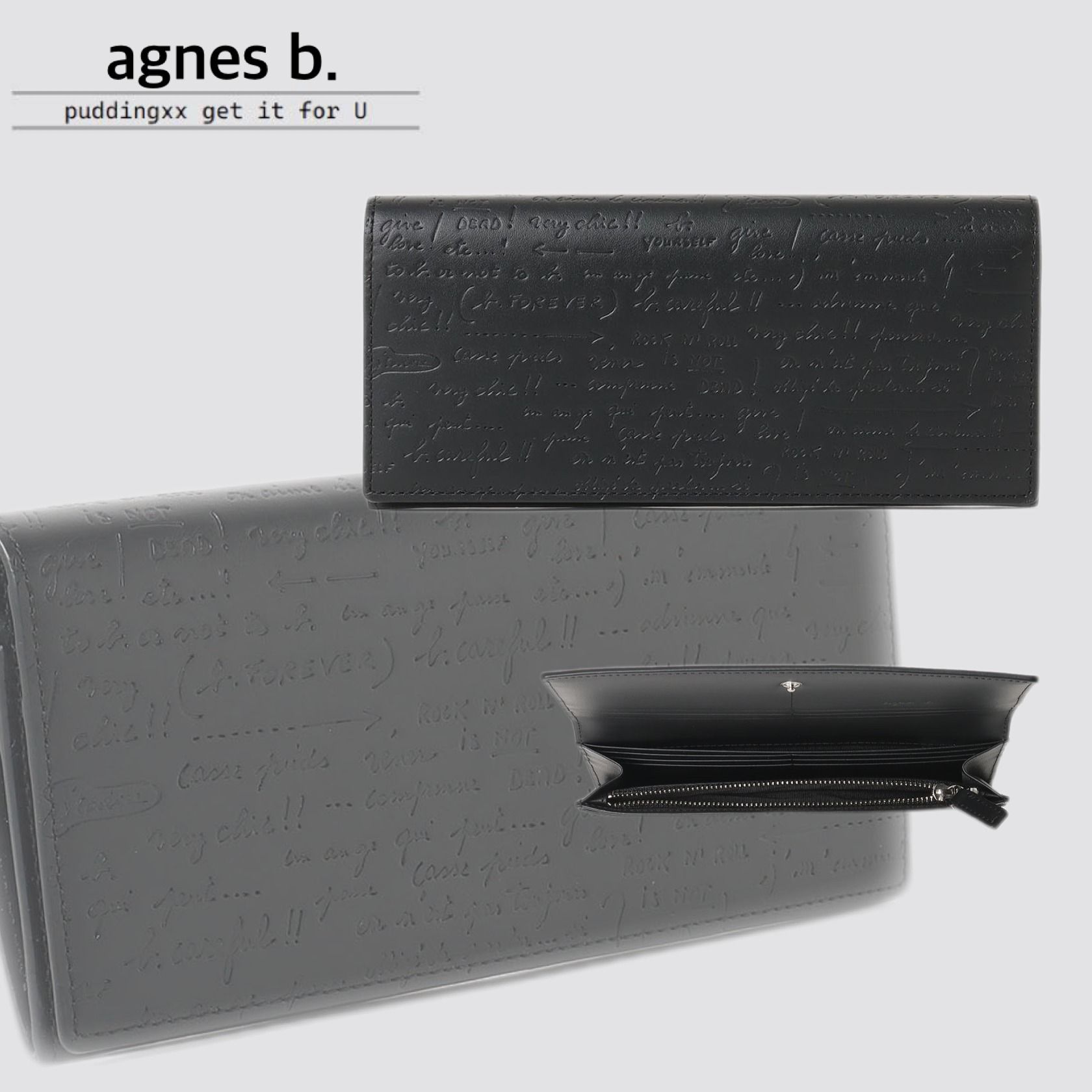 国内即発【agnes b.】VAH06−02 ロングウォレット ギフトにも (Agnes b