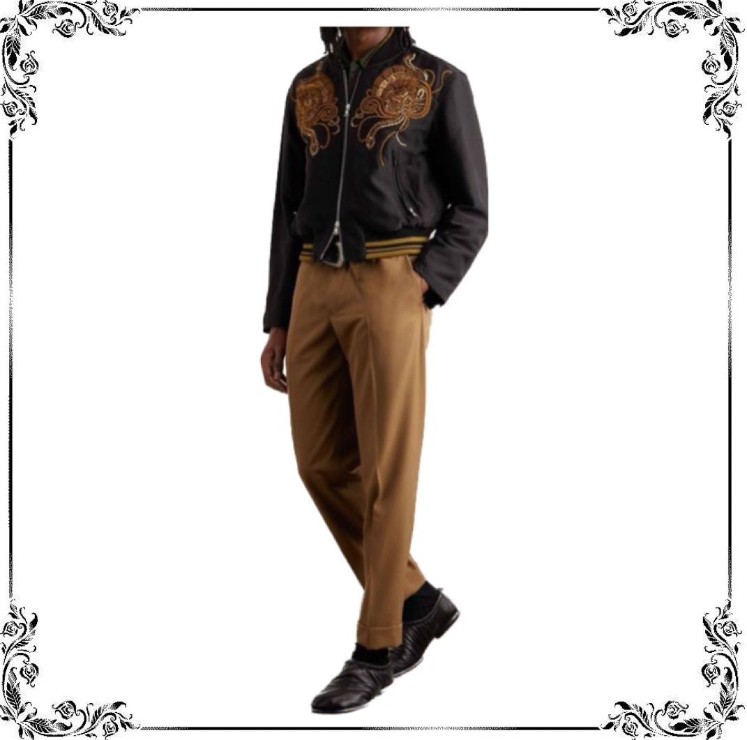 Dries Van Noten ジャケット bomber with embroidery◯関送無