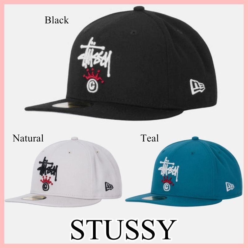 STUSSY NEW ERA 59FIFTY COPYRIGHT CROWN キャップ 3色 送料込み ...