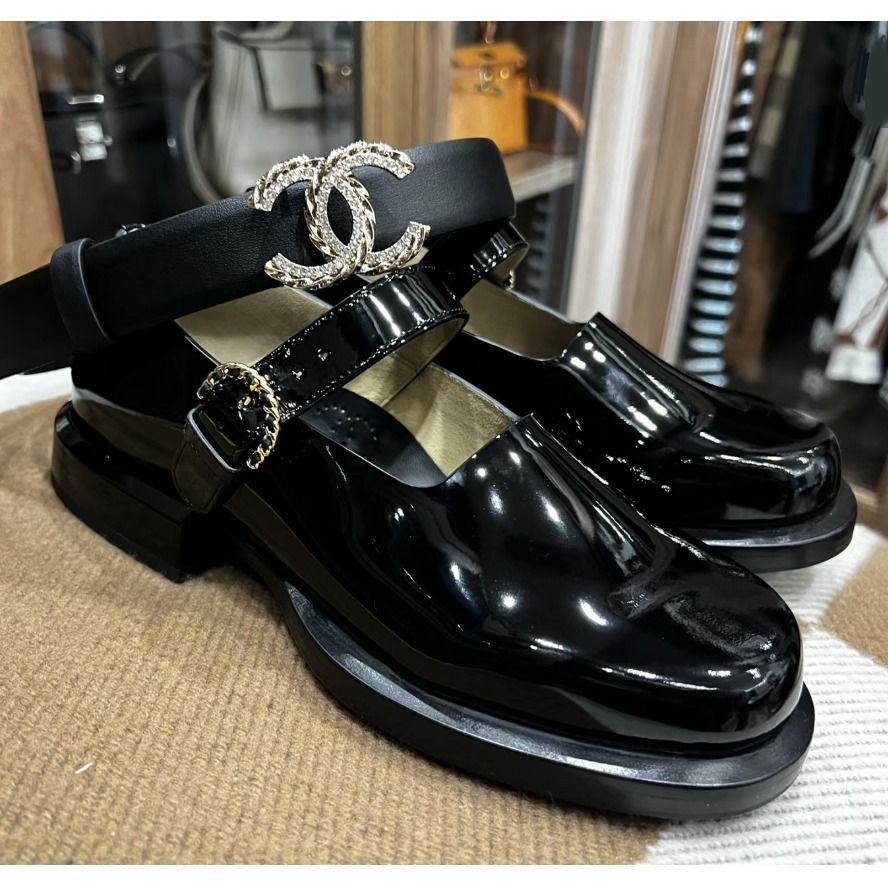 23P　新品そっくりさん⭐CHANELシャネル　バレエシューズ　36C