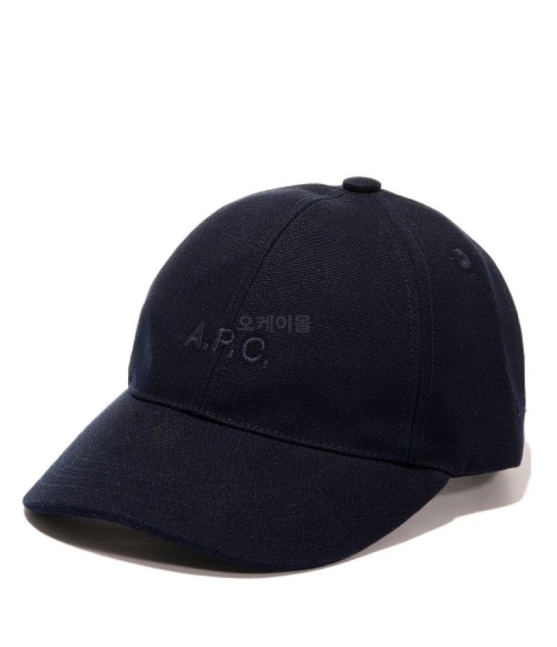 A.P.C. アーペーセー Charlie Cap ※送関込 Charlie baseball cap | Denim | A.P.C. Accessories