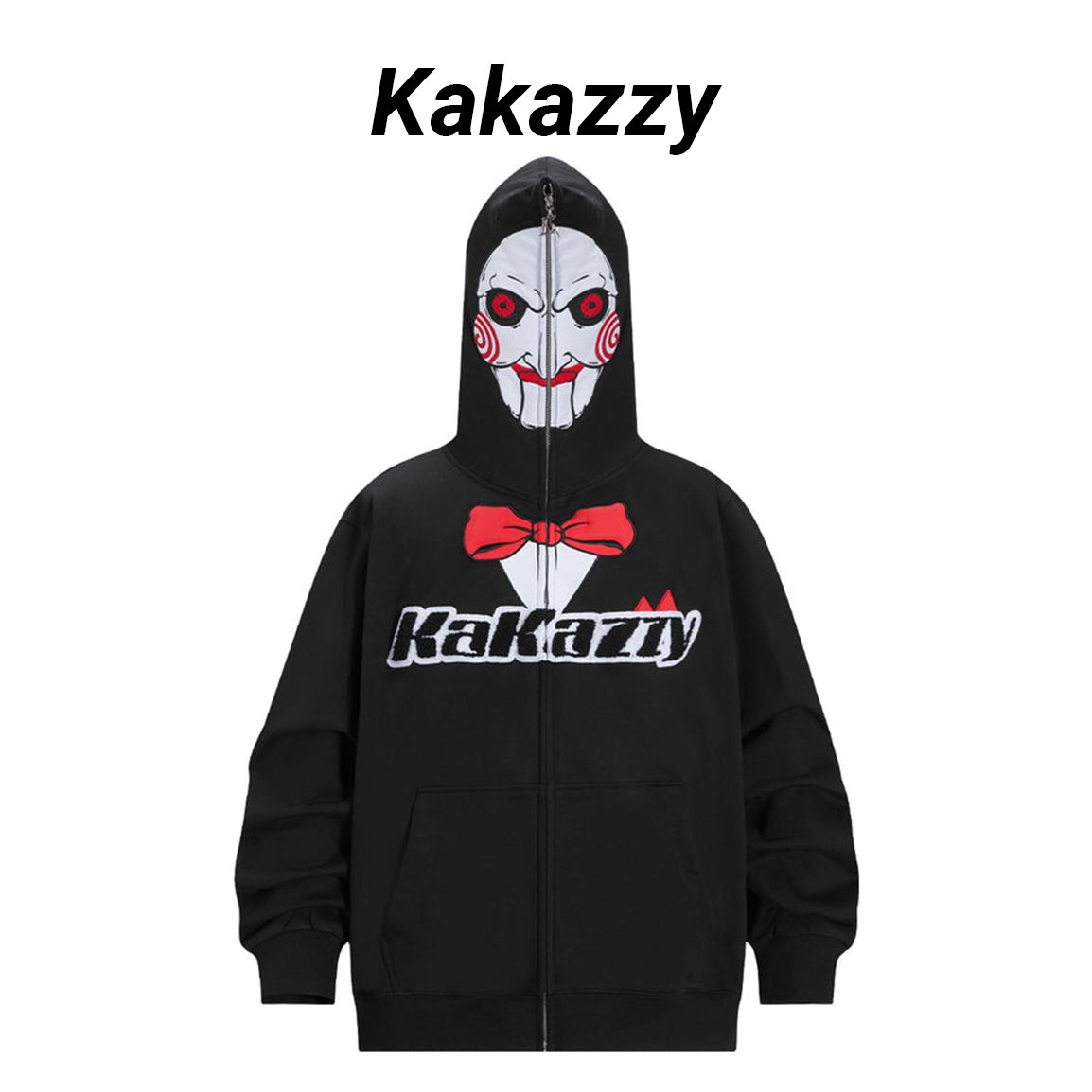 ◇Kakazzy◇Eyes Can See Full Zip パーカー ブラック 送料込