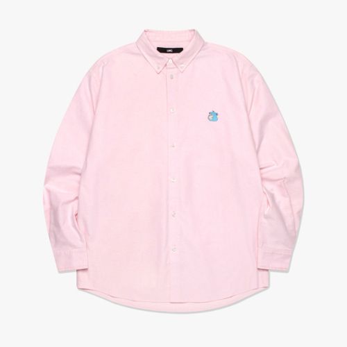 Tシャツ・カットソー LMC EMB BEAR PK POLO SHIRT sky blue 0LM23FSH101SBL ☆2023FW新作☆LMC☆EMB BEAR PK POLO SHIRT