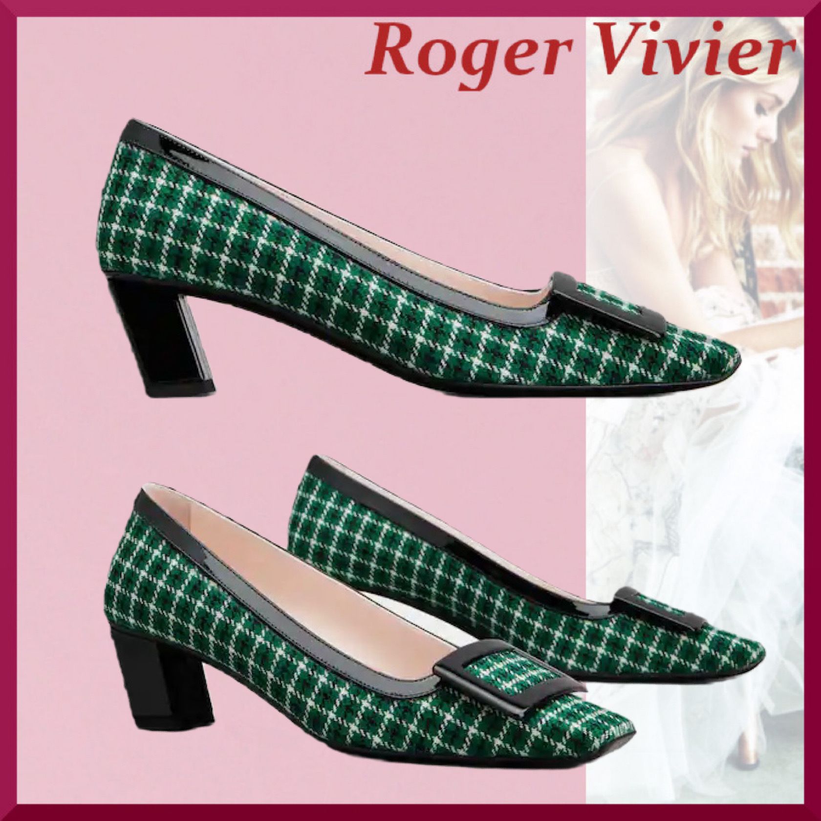 ■Roger Vivier■クリスタルバックル パンプス □Roger Vivier □クリスタルバックル パンプス (Roger Vivier