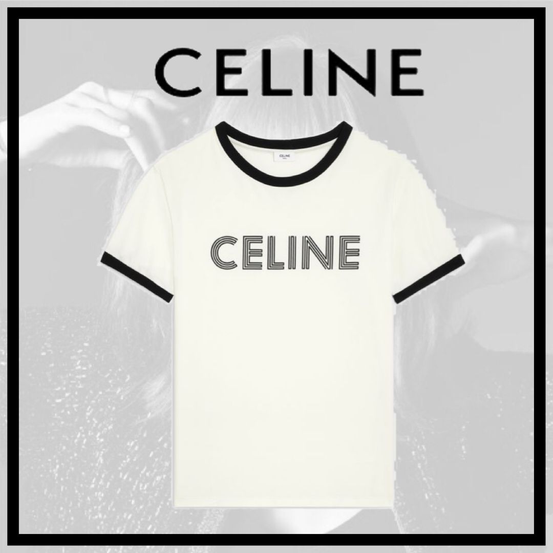 国内発送】CELINE ルーズ Tシャツ / コットンジャージー (CELINE/T