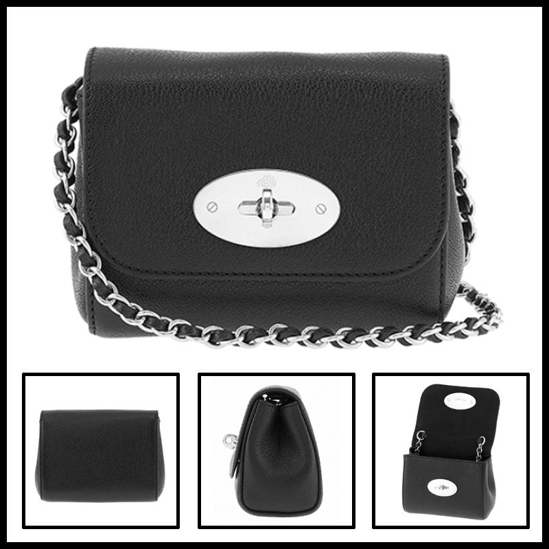 Mulberry | リリー | ブラック グロッシーゴート | Women