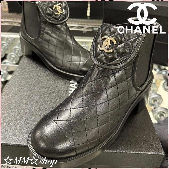 CHANEL   シャネル ショートブーツ ブーティ