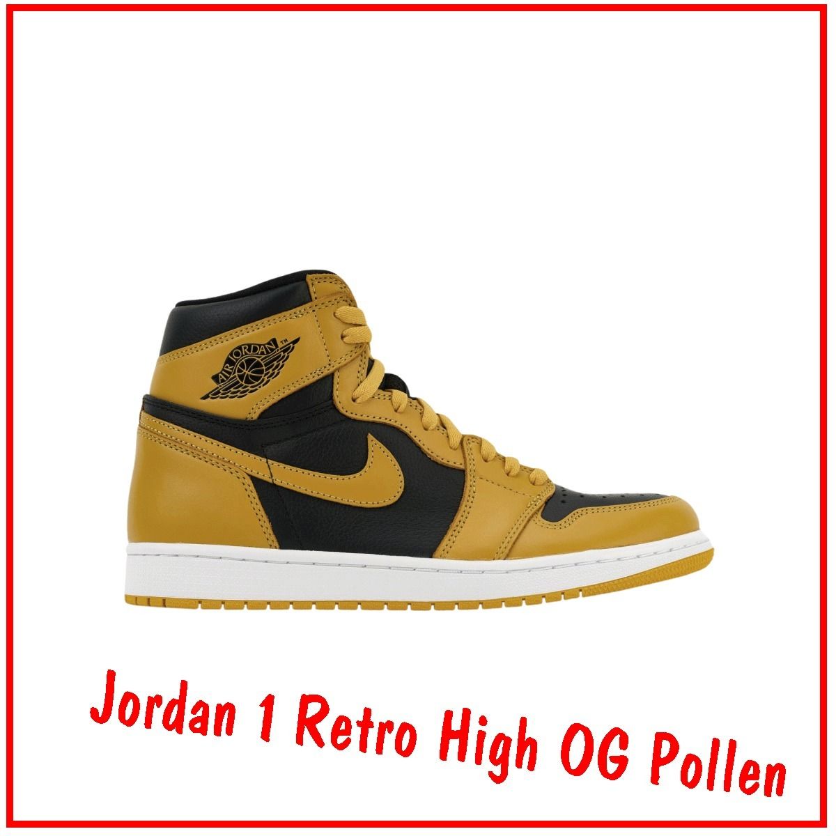 フィットネス ★ Nike Jordan 1 Retro High OG Pollen Size 6 - Jordan 1 High Retro OG Pollen New With Original Box