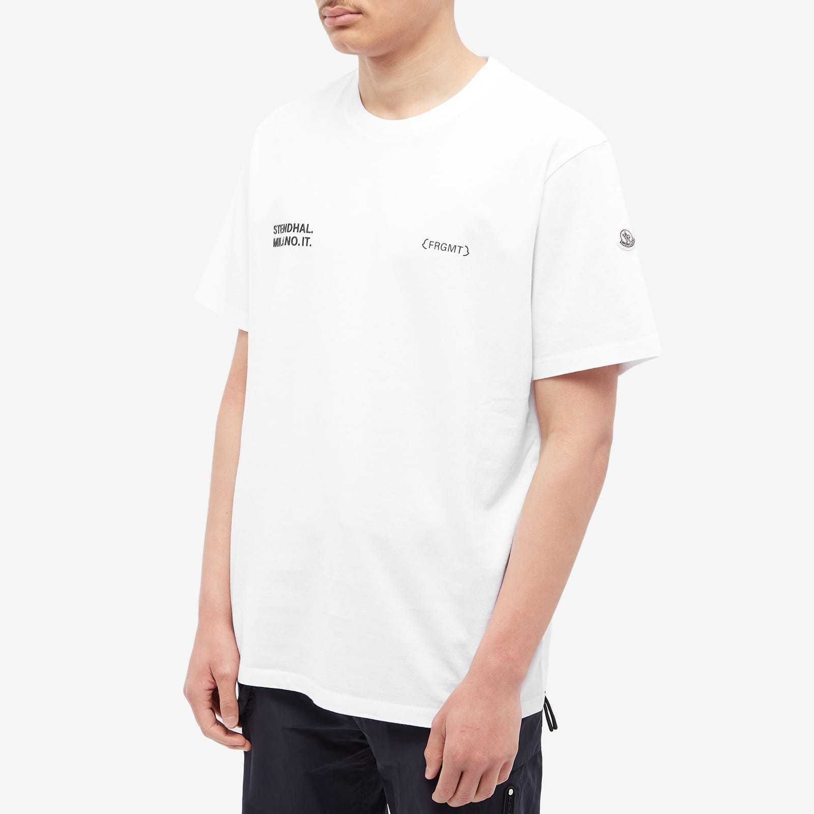国内発送・関税込】MONCLER ロゴプリントフラグメントTシャツ