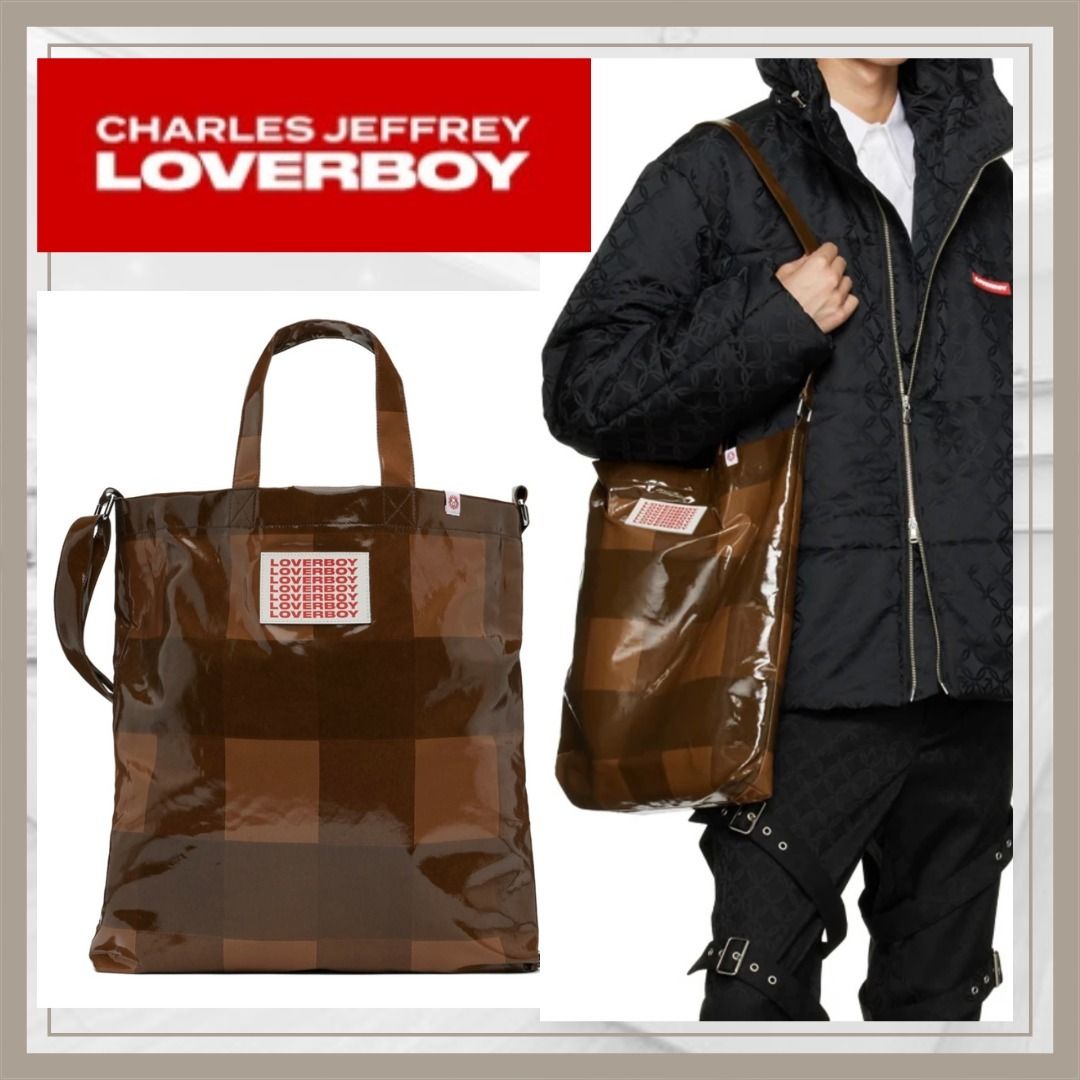 Charles Jeffrey Loverboy カラーブロック トートバッグ