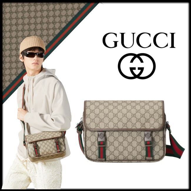 新作【Gucci】GG メッセンジャーバッグ (GUCCI/ショルダーバッグ ...